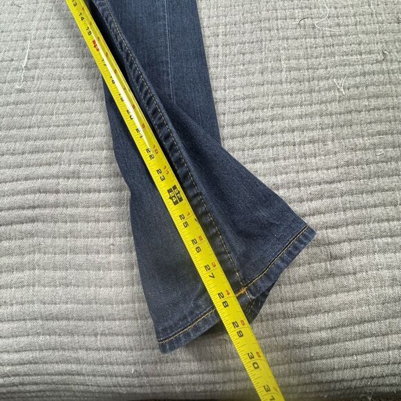 True Religion Ricky Jean Men 29x27 Relaxed Straight Denim Pocket Big T Flap Y2K - Picture 3 of 10